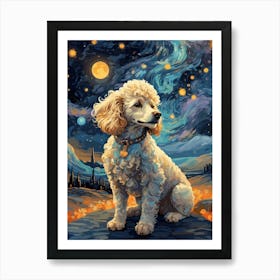 Poodle Art Art Print