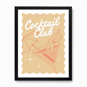 Cocktail Club Art Print