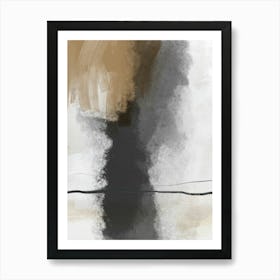 Modern Neutral Abstract 3 Art Print