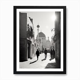 Palestine, Black And White Analogue Photograph 1 Art Print