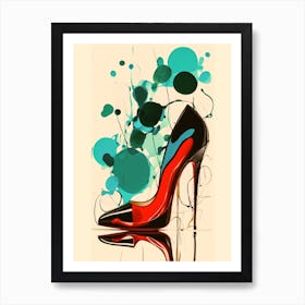 High Heeled Shoe 1 Art Print