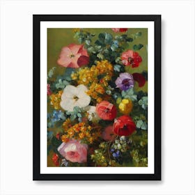 Morning Glory Painting 1 Flower Art Print