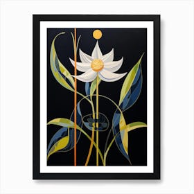 Oxeye Daisy 3 Hilma Af Klint Inspired Flower Illustration Art Print