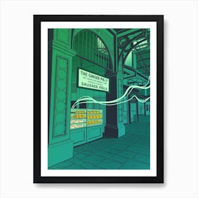 The Ginger Pig At Borough Market Art Print