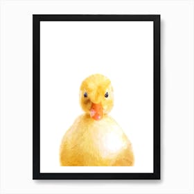 Cute Yellow Duckling Poster