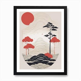 Asian Landscape Art Print