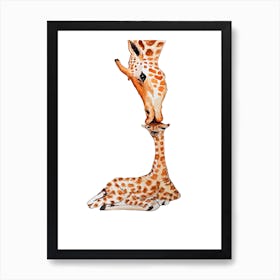 Giraffe V Art Print