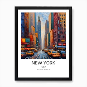 New York Usa Art Print