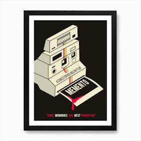 Memento Movie Art Print