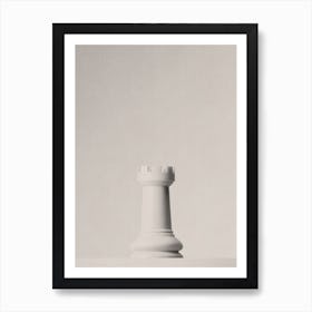 CHESS - The White Rook I Art Print