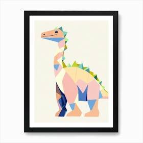 Nursery Dinosaur Art Iguanodon 1 Art Print