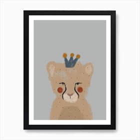 King Cheetah Art Print