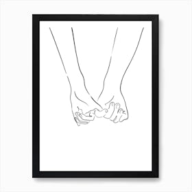 Linked Art Print