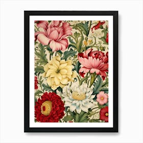 Floral Pattern 10 Art Print