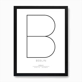 Abstract Berlin Art Print