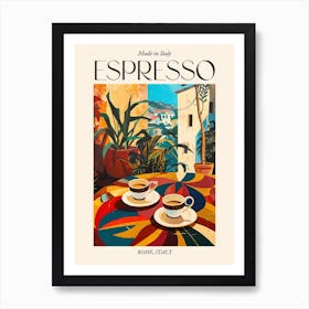 Rome Espresso Made In Italy 1 Poster Art Print