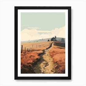 The South Tyne Trail England 1 Hiking Trail Landscape Art Print