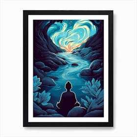 Buddha Meditation 1 Art Print