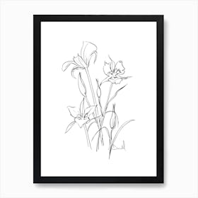 Floral Note Art Print