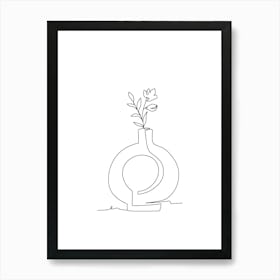 Flower Vase Art Print