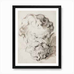 Head Of Silenus, Paul Cézanne Art Print