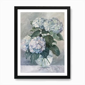 A World Of Flowers Hydrangea 2 Painting Art Print