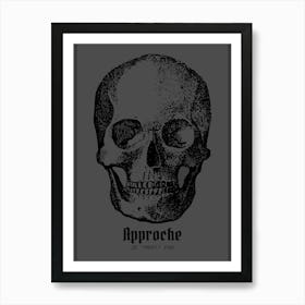 Je mords pas affiche gothique Art Print