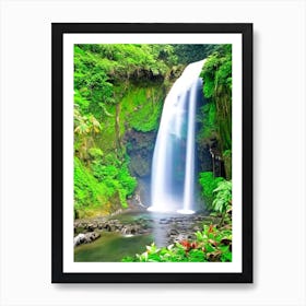 Cunca Wulang Waterfall, Indonesia Majestic, Beautiful & Classic (1) Art Print