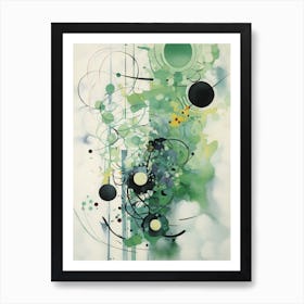 Green Abstractions 1 Art Print
