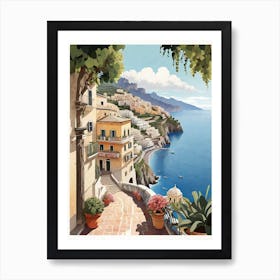 Amalfi Coast 1 Art Print