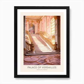 Palace Of Versailles Versailles France Travel Poster Art Print