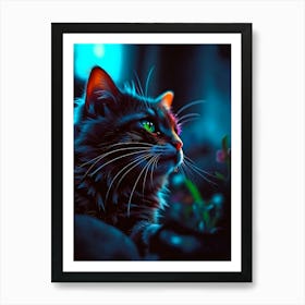 Feline Creative Cat Illustration 49 1 Art Print