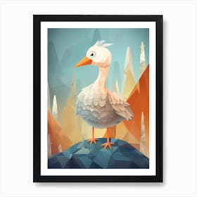 Cute Poult Scandinavian Style Illustration 1 Art Print