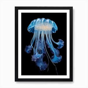 Lions Mane Jellyfish Realistic 4 Art Print