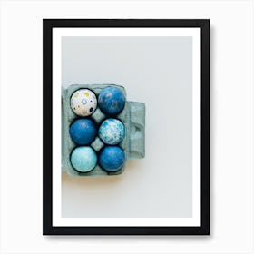 Easter Eggs In A Box Art Print