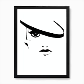 Abstract Face No.5 Art Print