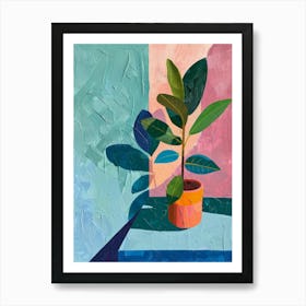 Plant In A Pot 21 Art Print