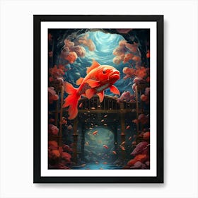 Koi Fish Art Print