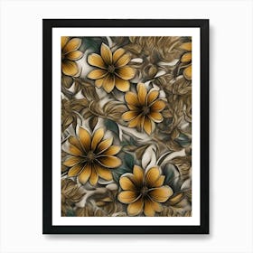 Yellow Flowers Art Print