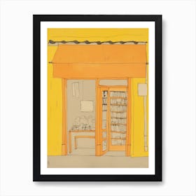 Valencia The Book Nook Pastel Colours 2 Art Print