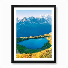 Lake In The Alps Art Print