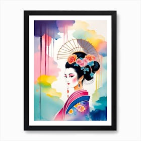 Geisha 10 Art Print