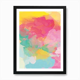 Abstract Watercolor Painting 3 Art Print