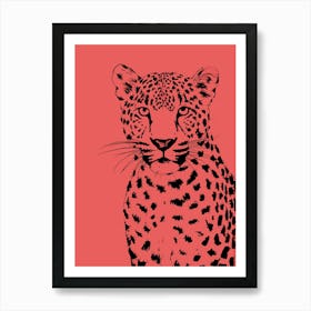 Leopard eyes Art Print