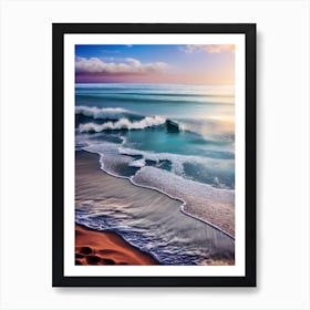 Sunset At The Beach 11 Art Print