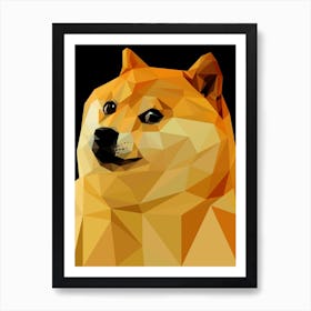 Doge meme Art Print