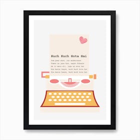 Bollywood , Love & Friendship Art Print