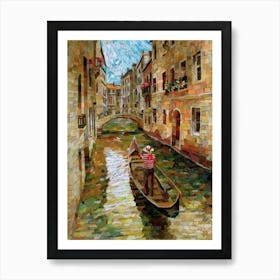 Venice Gondola Art Print