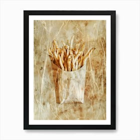 French Fries: Fast Food Pop Art Art Print