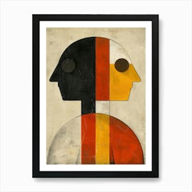 Abstract Painting 1850 Poster